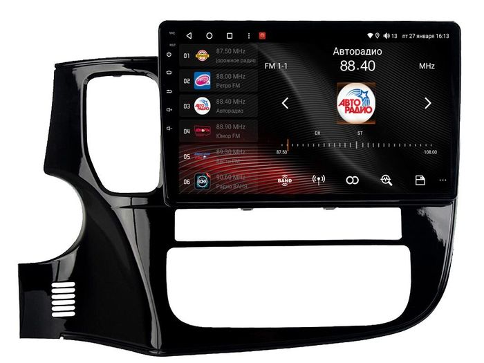 Магнитола для Mitsubishi Outlander 3 2012-2022 (левый руль) - Vaycar VA47-1006 на Android 13, 8-ядер, 4G SIM-слот