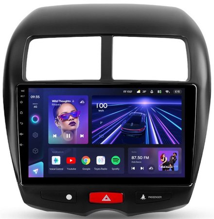 Магнитола для Mitsubishi ASX 2010-2016, Peugeot 4008, Citroen C4 Aircross - Teyes CC3L на Android 10, 8-ядер, CarPlay, 4G SIM-слот