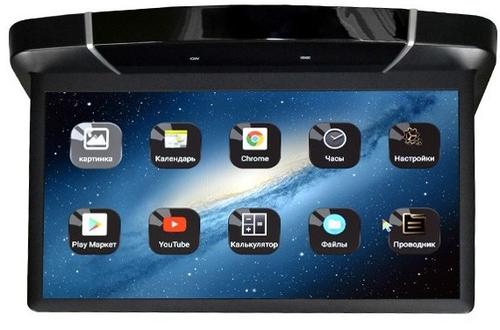 Монитор потолочный - ERGO ER15UN с экраном 15.6” (1920х1080 FullHD, Android, ) черный