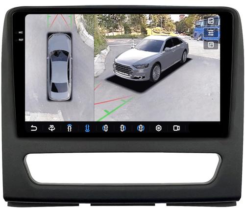 Магнитола для Sollers Atlant 2022+ (рамка большая) - FarCar BX9-360-9601-9 монитор 9.5" 2K QLED на Android 13, 6Гб+128Гб, CarPlay, 4G SIM-слот, 4 камеры в комплекте