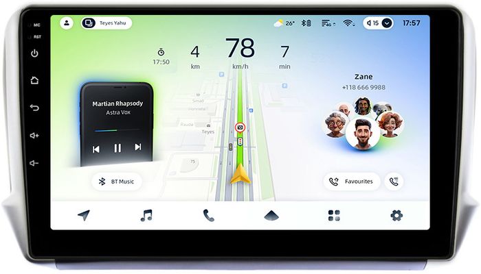 Магнитола для Peugeot 208 A9 2012-2019, 2008 A94 2013-2019 - Teyes CC4L монитор 10" IPS на Android 14, Snapdragon 662, CarPlay, 4G SIM-слот