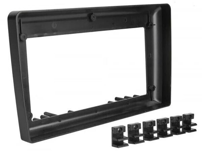 Магнитола в отсек 2DIN 180x100мм (рамка 9) - Teyes LUX ONE ROUND монитор 12.3" 2K QLED на Android 10, CarPlay, 4G SIM-слот