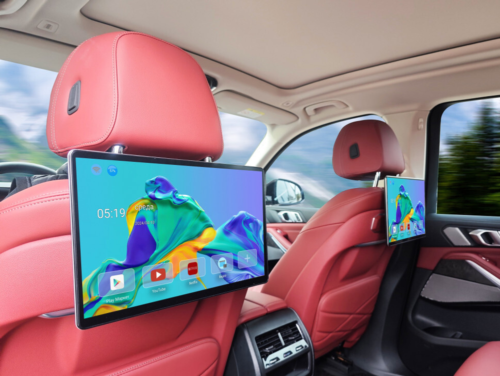 Монитор на подголовник для BMW 2023+ - ERGO ER1330BM с сенсорным экраном 13,3” ( Fullhd 2К 2560х1440, Android, 3+32Gb) черный
