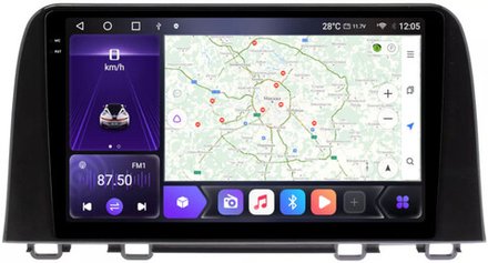 Магнитола для Honda CR-V 2017+ - Kuberg OL-9651 QLed+2K, Android 12, TS10, CarPlay, 4G SIM-слот