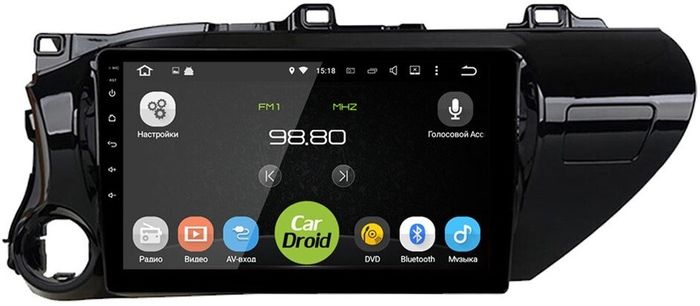 Магнитола для Toyota Hilux 8 2015-2023+ - Airok RM-1119 Android 12, 8-ядер, 4/64Гб, SIM-слот