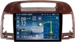 Магнитола для Toyota Camry 30 2001-2006 (рамка дерево 1) - Teyes CC4-PRO монитор 9.5" 2K QLED на Android 13, Быстрейшая, Snapdragon 778G, ИИ, CarPlay, DSP, 4G SIM-слот