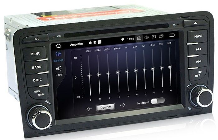 Магнитола для AUDI A3 2003-2012 - Kuberg MKD-A789-P6N на Android 11, 6-ТУРБО ядер, 4ГБ-64ГБ