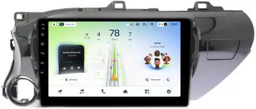 Магнитола для Toyota Hilux 8 2015-2023+ - Teyes CC4L монитор 10" IPS на Android 14, Snapdragon 662, CarPlay, 4G SIM-слот