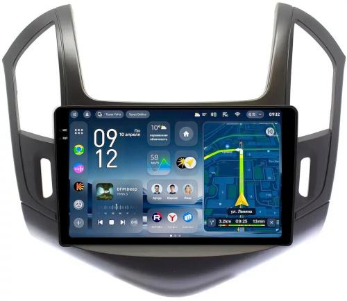 Магнитола для Chevrolet Cruze 1 2012-2015 (рамка черная) - Teyes CC4-PRO монитор 9.5" 2K QLED на Android 13, Snapdragon 778G, ИИ, CarPlay, DSP, 4G SIM-слот