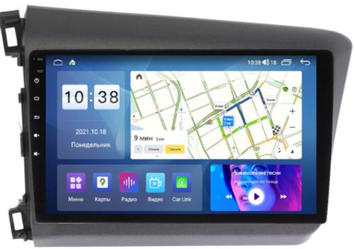 Магнитола для Honda Civic 9 2012 (седан) - Parafar PF132UHD на Android 13, Быстрая, QLED, CarPlay, 4G SIM-слот