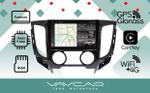 Магнитола для Mitsubishi L200 2015-2024 (кондиционер) - Vaycar VA47-5198-2K на Android 13, Быстрая, 2K QLED, CarPlay, 4G SIM-слот