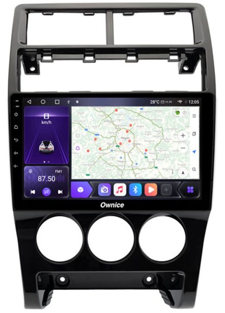 Магнитола для Lada Priora 2013-2018 - Kuberg SF-9066-3 QLed, Android 12, TS10, CarPlay, 4G SIM-слот