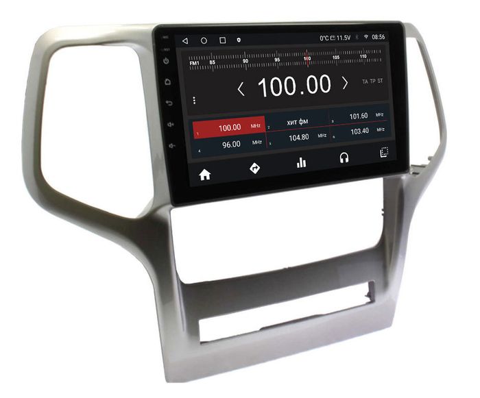Магнитола для Jeep Grand Cherokee WK2 2010-2013 - Kuberg OL-9254 QLed, Android 12, TS10, CarPlay, 4G SIM-слот