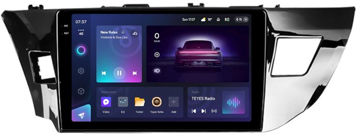 Магнитола для Toyota Corolla E180 2012-2016 (штатная КЗВ) - Teyes CC3-2K монитор 10.36" 2K QLED на Android 10, Быстрая, CarPlay, 4G SIM-слот