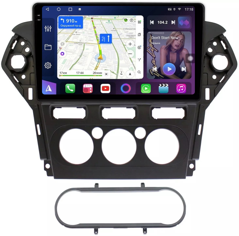 Магнитола для Ford Mondeo 4 2010-2014 - FarCar BM1231-2M-2K монитор 10.36" 2K QLED на Android 14, TS10, 4+32Гб, CarPlay, 4G SIM-слот