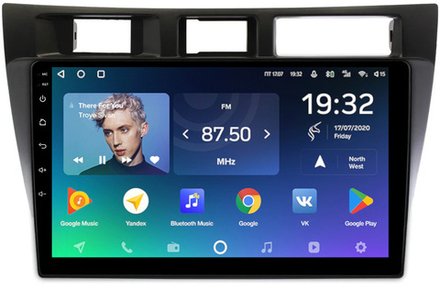 Магнитола для Toyota Mark II 110, Verossa 2000-2004 (вниз) - Teyes CC2 PLUS Android 10, ТОП процессор, 4-64, SIM-слот