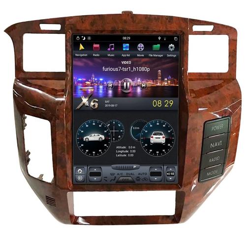 Магнитола для Nissan Patrol 2004-2010 - Kuberg ZF-1270-GE в стиле "Тесла" на Android 13, 8Гб+128Гб, 4G SIM-слот, CarPlay