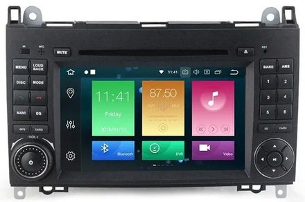 Магнитола для Mercedes-Benz Viano/Vito W639, Vito W447, A класс W169, B класс W245, Sprinter W906, VW Crafter - Kuberg MKD-M787-S10 на Android 12, 4Гб+64Гб, 4G SIM-слот, CarPlay