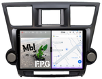 Магнитола для Toyota Highlander 2 2007-2013 XU40 (крутилки декоративные) - Redpower 85035 PRO/PROmax ТОП звук, 2K QLED, Android 14, Быстрейшая, CarPlay, 4G SIM-слот