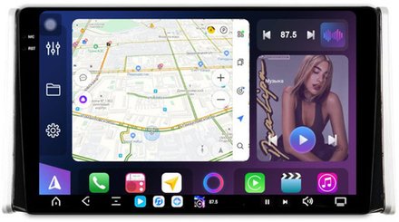 Магнитола для Toyota RAV4 5 2019-2024+ (РФ и ОАЭ) - FarCar XXL1161M монитор 10.36" 2K QLED на Android 14, TS20, 8+256Гб, CarPlay, 4G SIM-слот