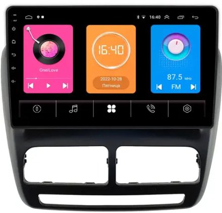 Магнитола для FIAT Doblo 2009-2015 -  GT10-1401 на Android 10, 2ГБ-16ГБ