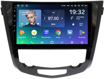 Магнитола для Nissan X-Trail T64, Qashqai J11 2014-2022 (климат, рамка большая) - Teyes CC2 PLUS на Android 10, ТОП процессор, 4Гб+64Гб, 4G SIM-слот