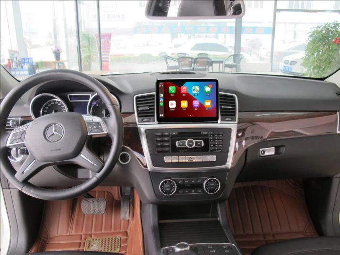 Магнитола для Mercedes-Benz ML (W166), GL (X166) 2011-2015 NTG 4,5 - Kuberg на Android 14, экран 8.4", Быстрая, CarPlay, 4G SIM-слот