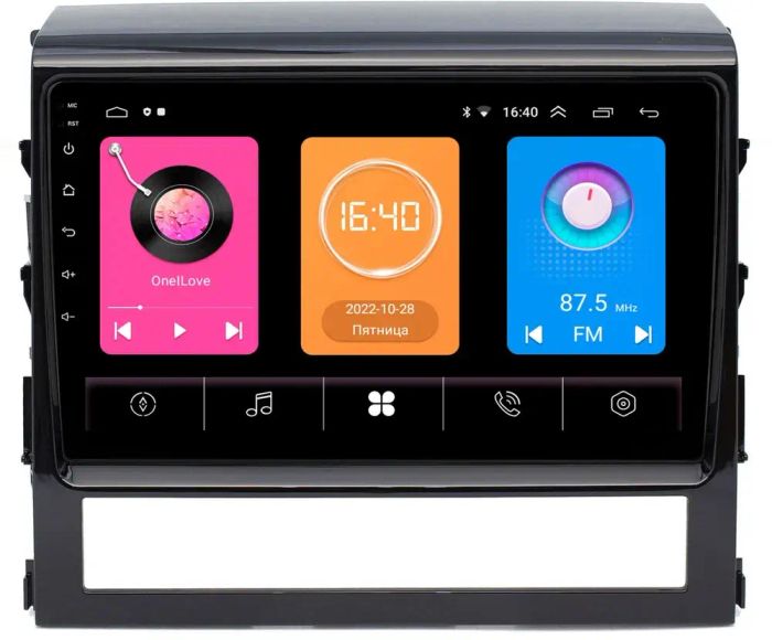 Магнитола для Toyota Land Cruiser 200 2015-2021 (без JBL) -  GT9-9047 на Android 10, 2ГБ-16ГБ