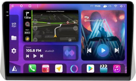 Магнитола для Mitsubishi Xpander, Xpander Cross - FarCar BM10-7863-10 монитор 10.36" QLED на Android 14, TS10, 4+32Гб, CarPlay, 4G SIM-слот