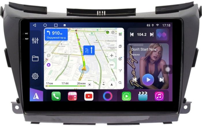 Магнитола для Nissan Murano Z52 2016-2022 (поддержка Bose и 360) - FarCar 1226M монитор 10.36" QLED на Android 14, TS18, CarPlay, 4G SIM-слот