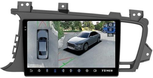 Магнитола для KIA Optima 3 TF 2011-2013 - Teyes CC3-2K-360 на Android 10, 2K QLED, 6Гб+128Гб, CarPlay, 4G SIM-слот, 4 камеры в комплекте