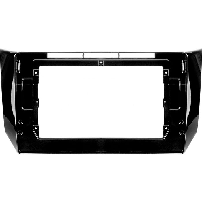 Комплект рамки с разъёмами 10" Nissan Sentra/Sylphy B17 2012-2023, Tiida 2015 глянец