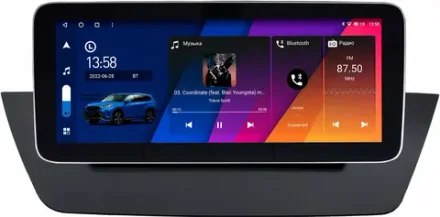 Магнитола для BMW X1 (E84) 2009-2014 - Canbox H-Line 3100 монитор 12.3" QLED в стиле MERCEDES на Android 10, ТОП-процессор, CarPlay, 4G SIM-слот