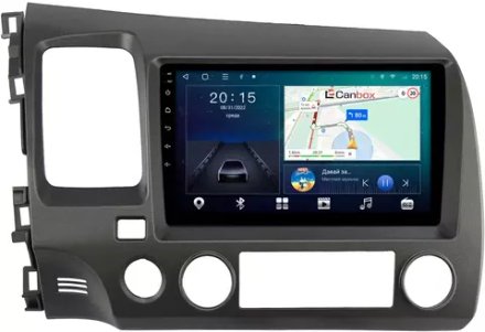 Магнитола для Honda Civic 8 4d 2005-2012 седан - CanBox 9-1061 Android 10, 8-ядер, SIM-слот