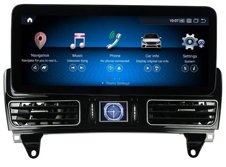 Магнитола для Mercedes-Benz ML (W166), GL (X166) 2011-2015 - RDL-7712 монитор 12.3" на Android 13, 8Гб+128Гб, CarPlay, 4G SIM-слот