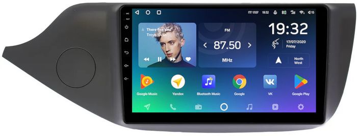 Магнитола для KIA Ceed 2 (JD) 2012-2018 (рамка матовая) - Teyes CC2 PLUS Android 10, ТОП процессор, 4-64, SIM-слот