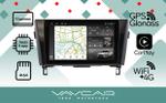 Магнитола для Nissan X-Trail T32, Qashqai J11 2014-2022 (маленькая рамка) - Vaycar VA51-0665-2K на Android 13, Быстрая, 2K QLED, CarPlay, 4G SIM-слот