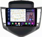 Магнитола для Chevrolet Cruze 1 2009-2012 (рамка черная) - FarCar XXL045M монитор 9.5" 2K QLED на Android 14, TS20, 8+256Гб, CarPlay, 4G SIM-слот