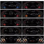 Электронная панель приборов BMW 7-серия F01/F02 2009-2015 - RDL-1261 с LCD / ЖК 12.3" экраном QLED