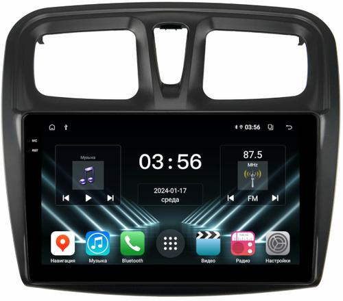 Магнитола для Renault Logan 2, Sandero 2 2014+ - FarCar DX3051M монитор 10.36" IPS на Android 13, 4+64Гб, CarPlay