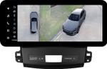 Магнитола для Mitsubishi Outlander XL, Peugeot 4007, Citroen C-Crosser (без Rockford, рамка гладкая) - Teyes LUX ONE 360 монитор 12.3" 2K QLED на Android 10, Быстрая, CarPlay, 4G SIM-слот, 4 камеры в комплекте