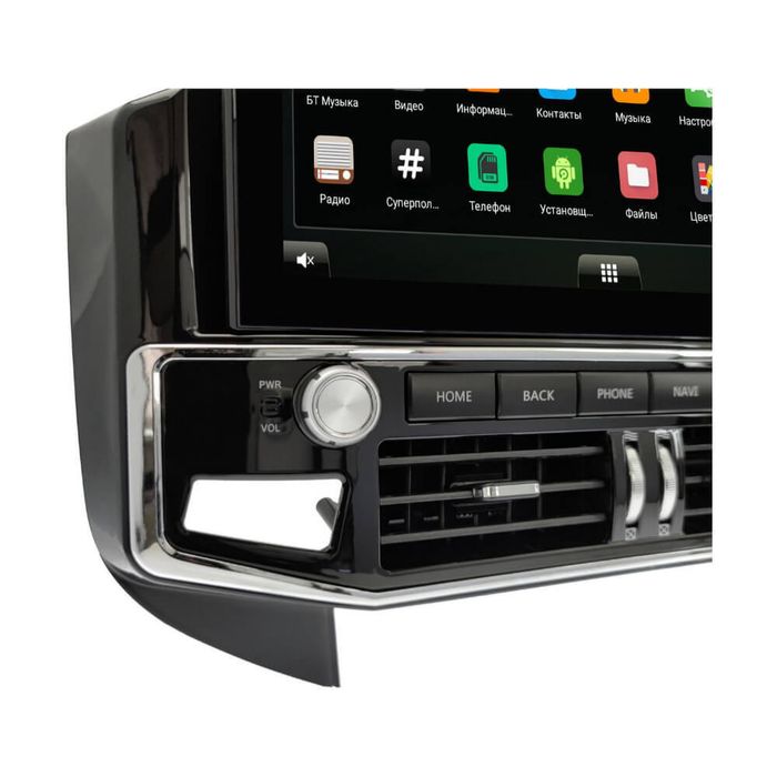 Магнитола для Mitsubishi Pajero 4 2006-2022 - Parafar PF458L12 монитор 12.3" (в стиле "Лексус"), Android 12, 6+128Гб, CarPlay, 4G SIM-слот