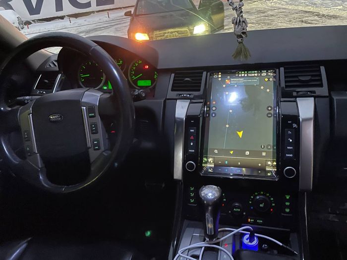 Магнитола для Range Rover Sport 2005-2009 - Kuberg NH-1002 ("Тесла-Стиль") Android 10, 8Гб+128Гб, SIM-слот