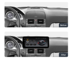 Магнитола для Mercedes-Benz C W204 2007-2011 (взамен перчаточного ящика) - Teyes LUX ONE ROUND монитор 12.3" 2K QLED на Android 10, CarPlay, 4G SIM-слот
