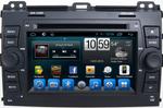 Магнитола для Toyota Land Cruiser Prado 120, Lexus GX470 (экран климата внизу) - Kuberg KR-7095-S10 Android 10, Быстрая, SIM-слот