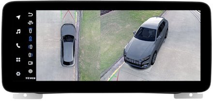 Магнитола для Range Rover Evoque 1 2011-2018 (ШГУ 5") - Teyes LUX ONE 360 монитор 12.3" 2K QLED на Android 10, 6/128Гб, CarPlay, 4G SIM-слот, 4 камеры в комплекте