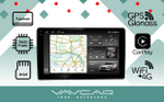 Магнитола для Lada Granta 2011-2018 (взамен ШГУ) - Vaycar VA33-1207-2K на Android 13, 8-ядер, 2K QLED, ТОП процессор, CarPlay, 4G SIM-слот