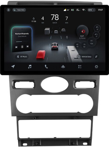 Магнитола для Ford Mondeo 3 2000-2006 (климат) - Teyes CC4-PRO монитор 13" 2K QLED на Android 13, Snapdragon 778G, ИИ, CarPlay, DSP, 4G SIM-слот