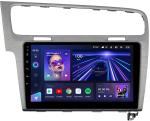Магнитола для Volkswagen Golf 7 2012-2020 (рамка серебро) - Teyes CC3 монитор 10" QLED на Android 10, Быстрая, CarPlay, 4G SIM-слот