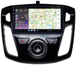 Магнитола для Ford Focus 3 2011-2019 (поддержка автопарковки, глянец) - Kuberg QLed, Android 13, TS20, CarPlay, SIM-слот